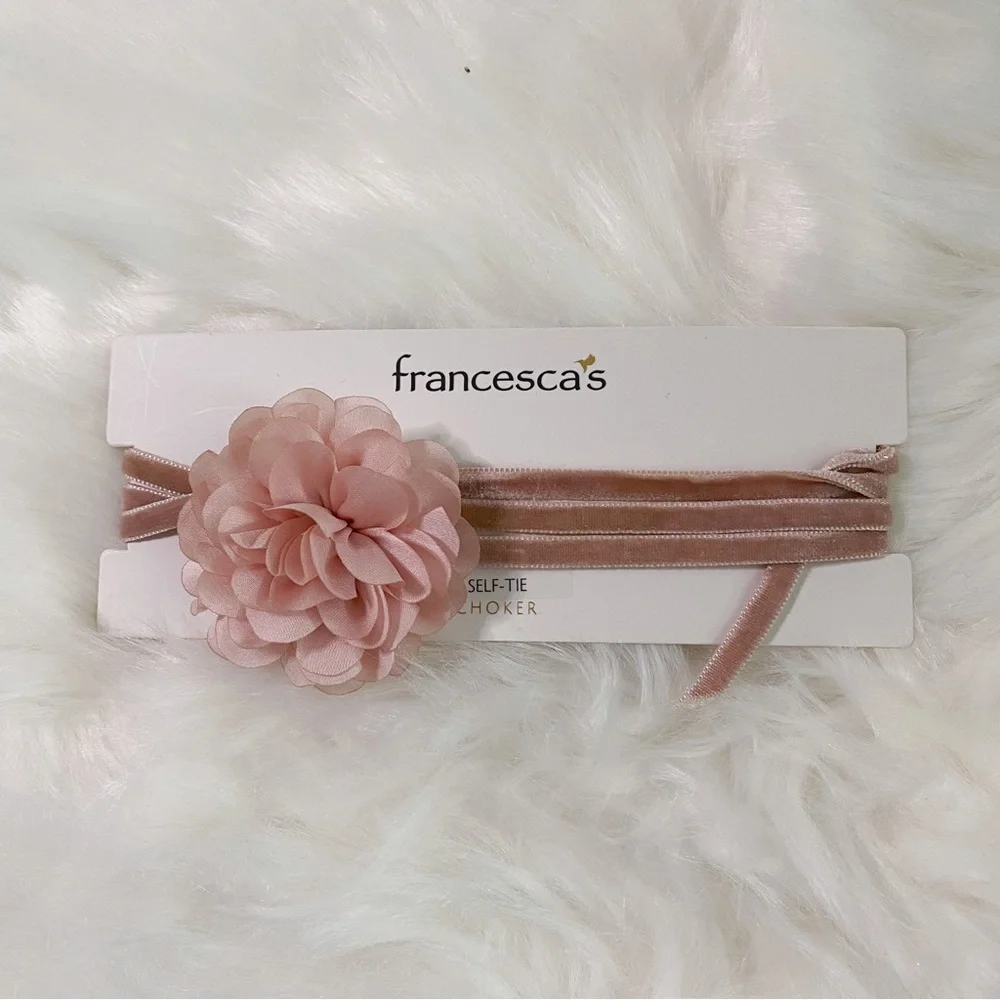 ᴇᴜᴄ ᴠᴇʟᴠᴇᴛ ᴡʀᴀᴘ ꜱᴇʟꜰ-ᴛɪᴇ ᴄᴀᴍɪʟʟɪᴀ ꜰʟᴏᴡᴇʀ ᴄʜᴏᴋᴇʀ - Picture 11 of 13